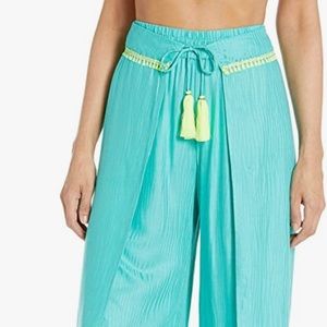 NWT- Trina Turk turquoise harem pants from the SWIM & SPA COLLECTION